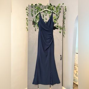 Dress The Population Jordan Dress Gown Size S in Navy